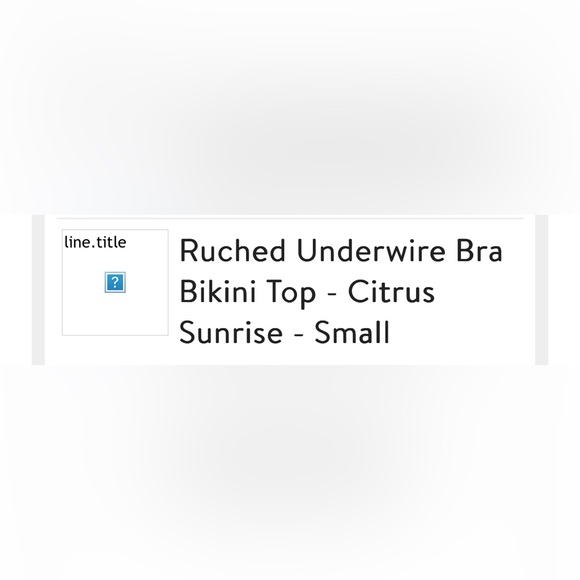 Kulani Kinis Bikini Set - Size S Top/M bottoms | Color: Citrus Sunrise - Picture 9 of 9